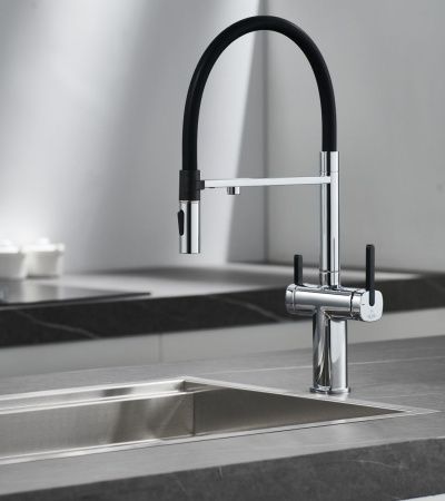 Смеситель для кухни Rose R358 на мойку хром