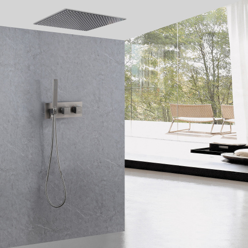 Душевая система ABBER AF8255NG встраиваемая в стену с термостатом - фото 2