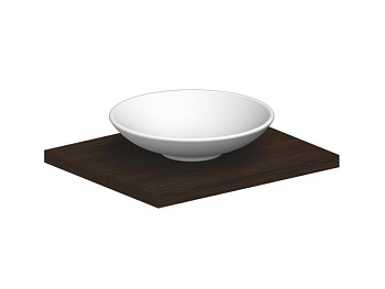 Раковина из санфаянса Scarabeo Thin-Line 8044 45х45 накладная цвет белый 1 отверстие под смеситель