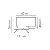 Адаптер для шинопровода Lightstar Asta White (Аста Вхите) 592026