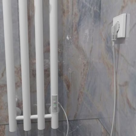 Полотенцесушитель электрический Altasan АргоЛюкс АргоЛюкс12021БМ 20х120 белый