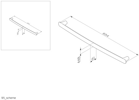 Полотенцедержатель Am.Pm Sensation A30346400