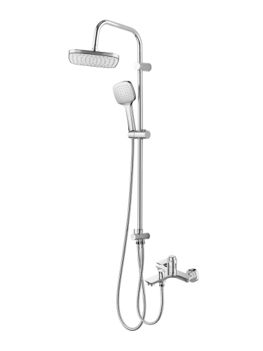 Душевая стойка Orange Thermo T19-944cr настенная цвет хром - фото 2