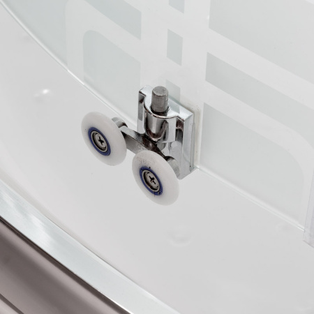 Душевая кабина AvaCan EM3011GM+EL 110х110 четверть круга с крышей ориентация универсальная