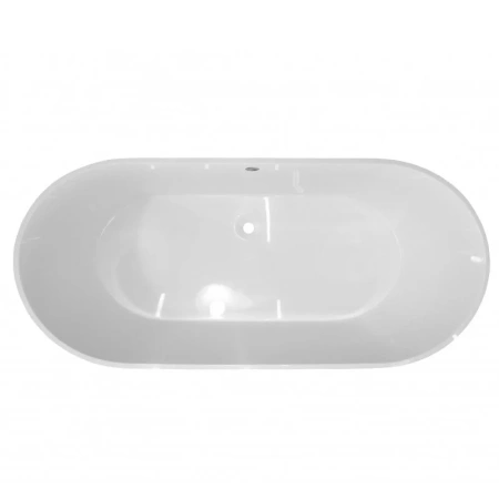 Ванна из литьевго мрамора Taliente Nemi NE15075 150х75 отдельностоящая овальная без ножек и каркаса