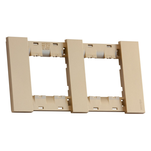 Рамка двухместная Meiton Soft Touch (Софт Тоуч) AA4802M2ACH - фото 2