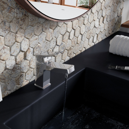 Смеситель WasserKRAFT Aller 1060 1063 на раковину хром