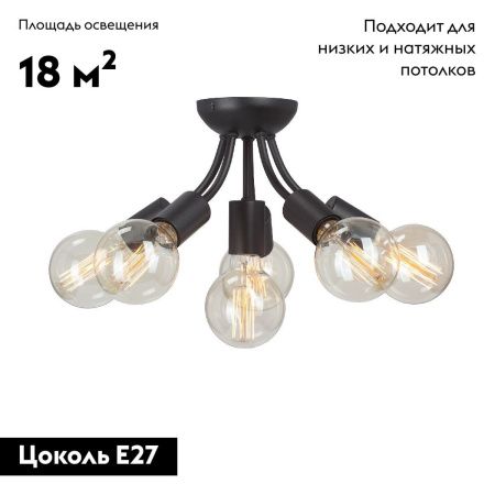 Люстра потолочная Vitaluce V3927-1/6PL