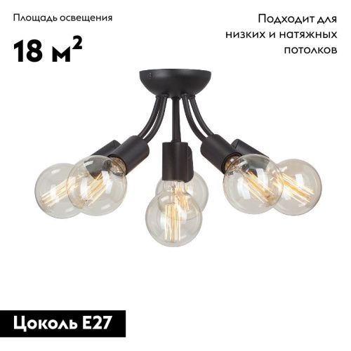 Люстра потолочная Vitaluce V3927-1/6PL - фото 2