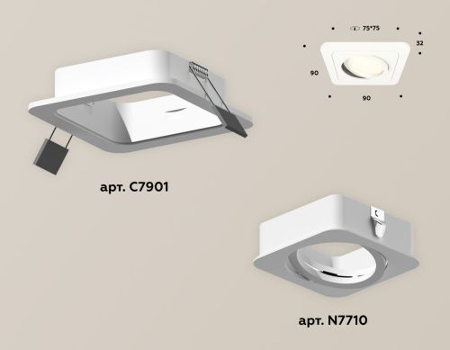 Светильник встраиваемый Ambrella Light Techno (Тецхно) XC7901010 - фото 2