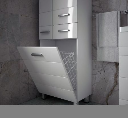 Шкаф-пенал Corozo Денвер SP-00000535 60х190 напольный цвет белый