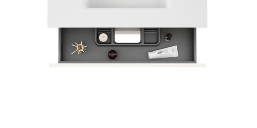 Тумба под раковину Visobath Granada 70455/87602 80х45х55 подвесная цвет бежевый - фото 3