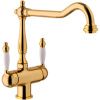 Смеситель для кухни Webert Kitchen Byblos BY920802010 на мойку золото