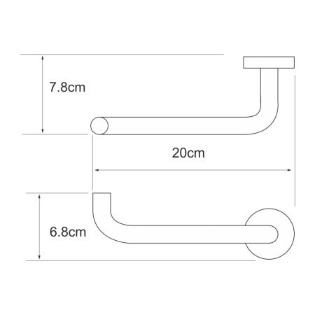 Бумагодержатель WasserKRAFT 6296