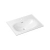 Раковина из сантехнического фарфора Lavinia Boho Bathroom Sink 33312010 60х50 встраиваемая цвет белый 1 отверстие под смеситель