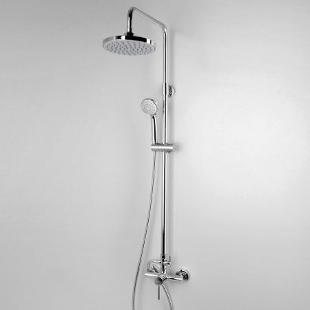 Душевая стойка Wasserkraft A12202 настенная цвет хром