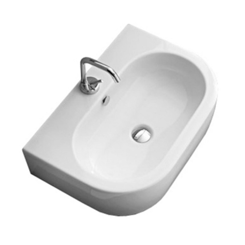 Раковина Kerasan Flo 50 см 314101*1 накладная/подвесная цвет белый