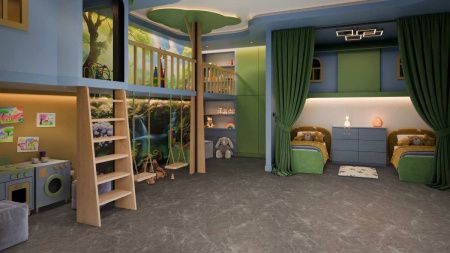 Кварцвиниловая плитка Damy Floor ASCENT LVT LQ8132-2-LVT Макалу толщина 0.25 см 43 класс 912,4х455,2