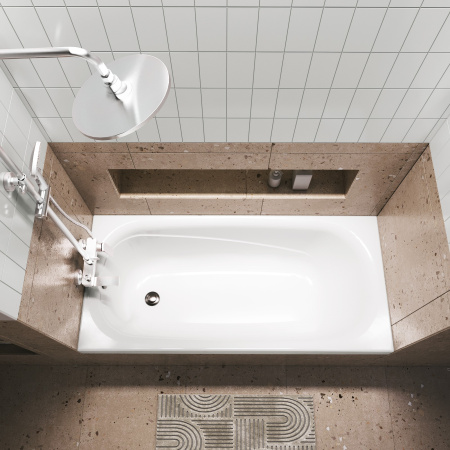 Ванна акриловая Niagara Atrio NG-A15070 150х70 пристенная прямоугольная без каркаса