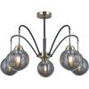 Люстра на штанге Illumico IL0433 IL0433-5PSQ-79 BK AB