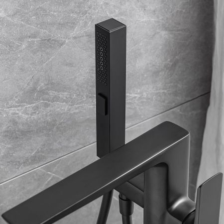 Смеситель для ванны и душа Allen Brau Infinity 5.21009-31 напольный черный