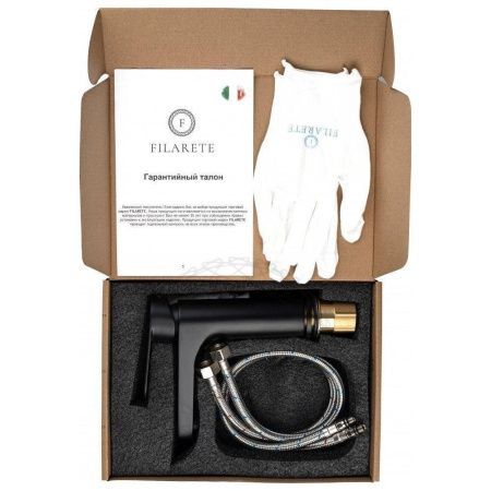 Смеситель Filarete FL5030BL на раковину черный