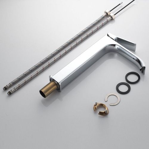 Смеситель для раковины Shevanik S4011 на столешницу хром - фото 4