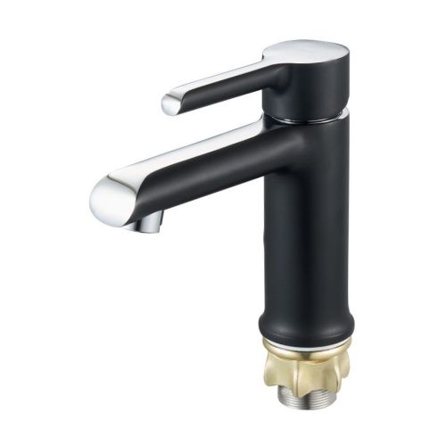 Смеситель G.Lauf ZOK ZOK1-A036YB на раковину черный/хром - фото 2