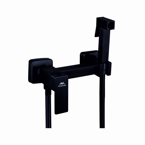 Гигиенический душ со смесителем Fashun A57504-7 черный - фото 2