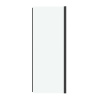Боковая стенка Grossman Pragma 200.K33.03.100.21.00 100x195 стекло прозрачное профиль черный матовый