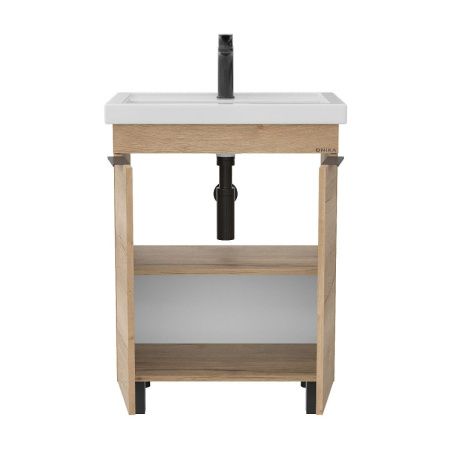 Тумба под раковину Onika Легран 106159 60х40 напольная цвет коричневый