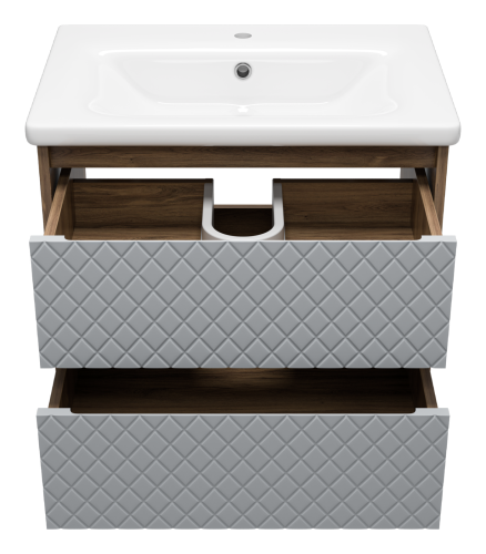 Тумба под раковину Brevita Chester CHE-09065-49502Я 62х44х49 подвесная - фото 3