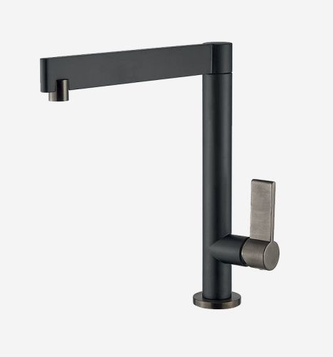 Смеситель для кухни Webert SO920302724 на мойку черный/антрацит - фото 2