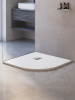 Душевой поддон из искусственного камня RGW Stone Tray (Стоун Трей) 16153100-01 100х100 белый без ножек