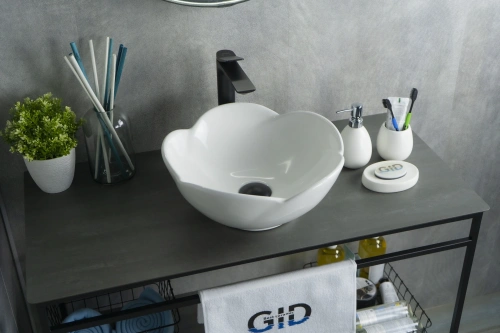 Раковина Gid Esfera 39 см N9078 (51162) накладная цвет белый - фото 4