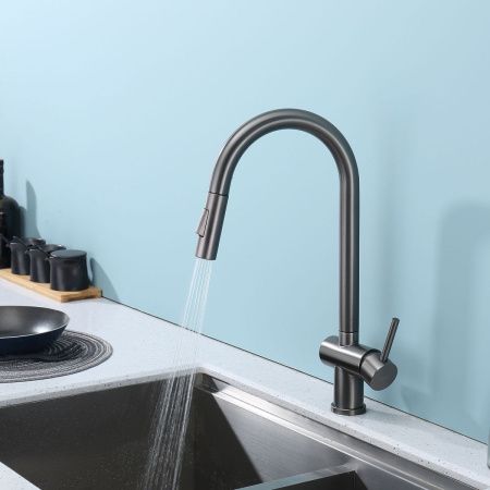 Смеситель для кухни Splenka S204 S204.49.09 на мойку серый