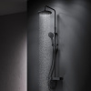 Душевая стойка Am.Pm Inspire V2.0 F0750A522 настенная цвет черный с термостатом