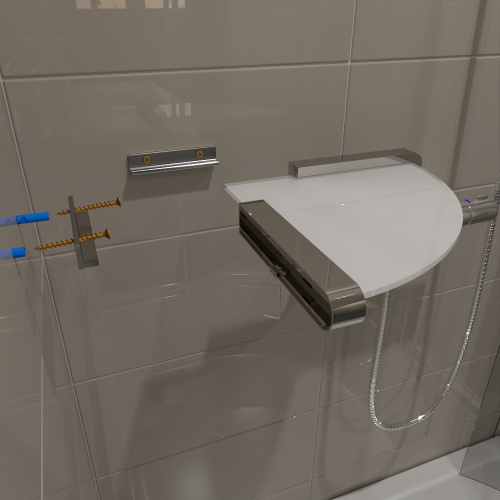 Полка в ванную комнату Altasan Лотос ЛТ71Х - фото 4