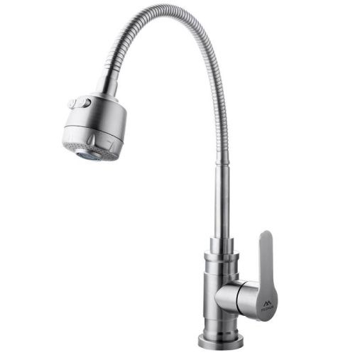 Смеситель для кухни Fashun A54401-3 на мойку сатин - фото 2