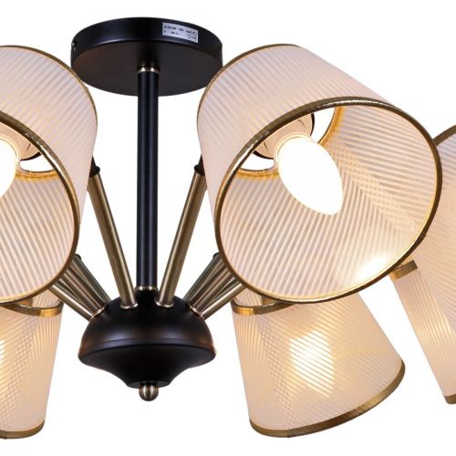 Люстра на штанге Illumico IL0344 IL0344-8CSQ-79 BK AB - фото 4