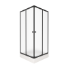 Душевой уголок Тритон Вента Щ0000064629 90х90 стекло матовое профиль черный с поддоном