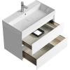 Тумба под раковину Aqwella Y GE01082WM 80х50 подвесная цвет белый