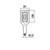Душевая лейка Laufen Living City HF939031100000 цвет хром