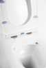 Унитаз приставной BelBagno MARINO BB105CBR/BB870SC белый с сиденьем микролифт безободковый каскадный смыв