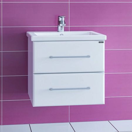 Тумба под раковину СанТа Омега 207045 60х40 подвесная цвет белый
