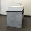 Тумба с раковиной Comforty Эдинбург 00-00001928CF 60х40 подвесная цвет серый
