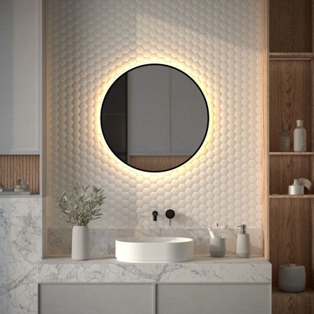 Зеркало с подсветкой Defesto AURA DF 2994 70х70 подвесное