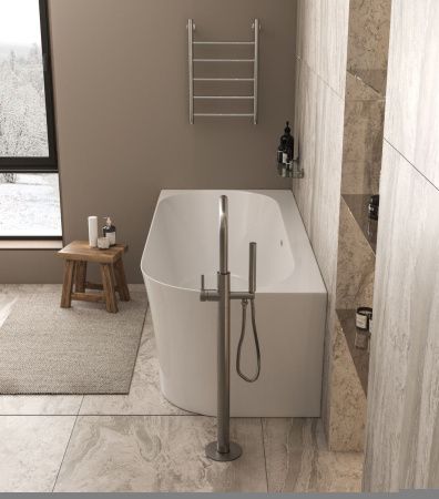 Ванна акриловая Allen Brau Priority 2.31004.20A 170х80 пристенная асимметричная