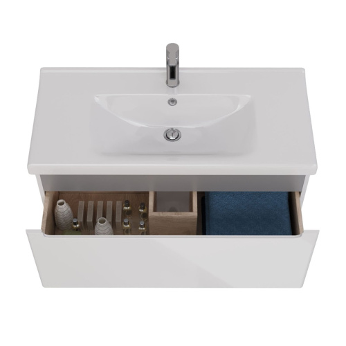 Тумба под раковину LeMark Buno mini LM05BM100T 95,8х44,5х39,2 подвесная - фото 3