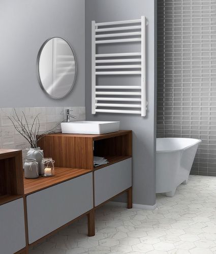 Полотенцесушитель Indigo Attic Romb LСLATCRE100-50WMRt 53х100 электрический белый матовый